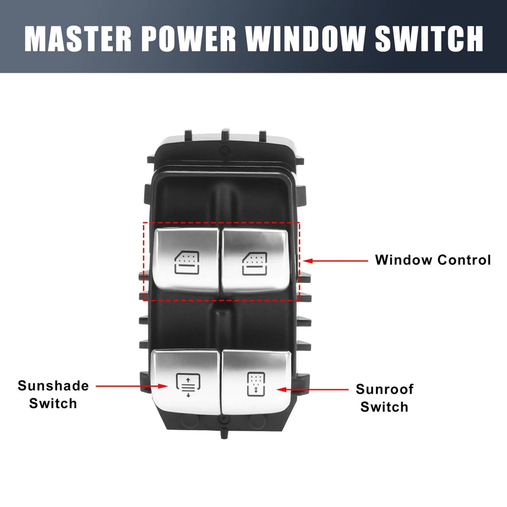 Power Window Switch Replacement for Mercedes-Benz S550 S63 S600 (2014–2017)