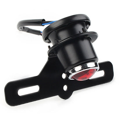Round Retro Motorcycle Brake Tail Light for Bobber Chopper Cafe Racer