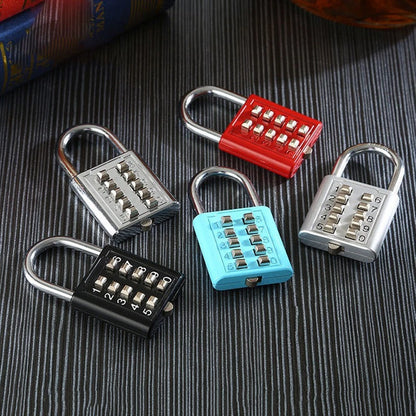 Lightweight Zinc Alloy Padlock with 10 Digit Password for Universal Use