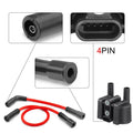 Ignition Coil & Spark Plug Wire & Cap for Harley SuperLow XL1200T XL883L (2014–2020)