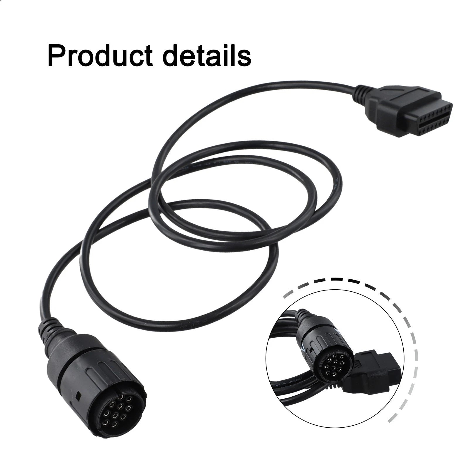 Diagnostic Adapter Cable for Automotive Diagnostic Tool (20AWG)
