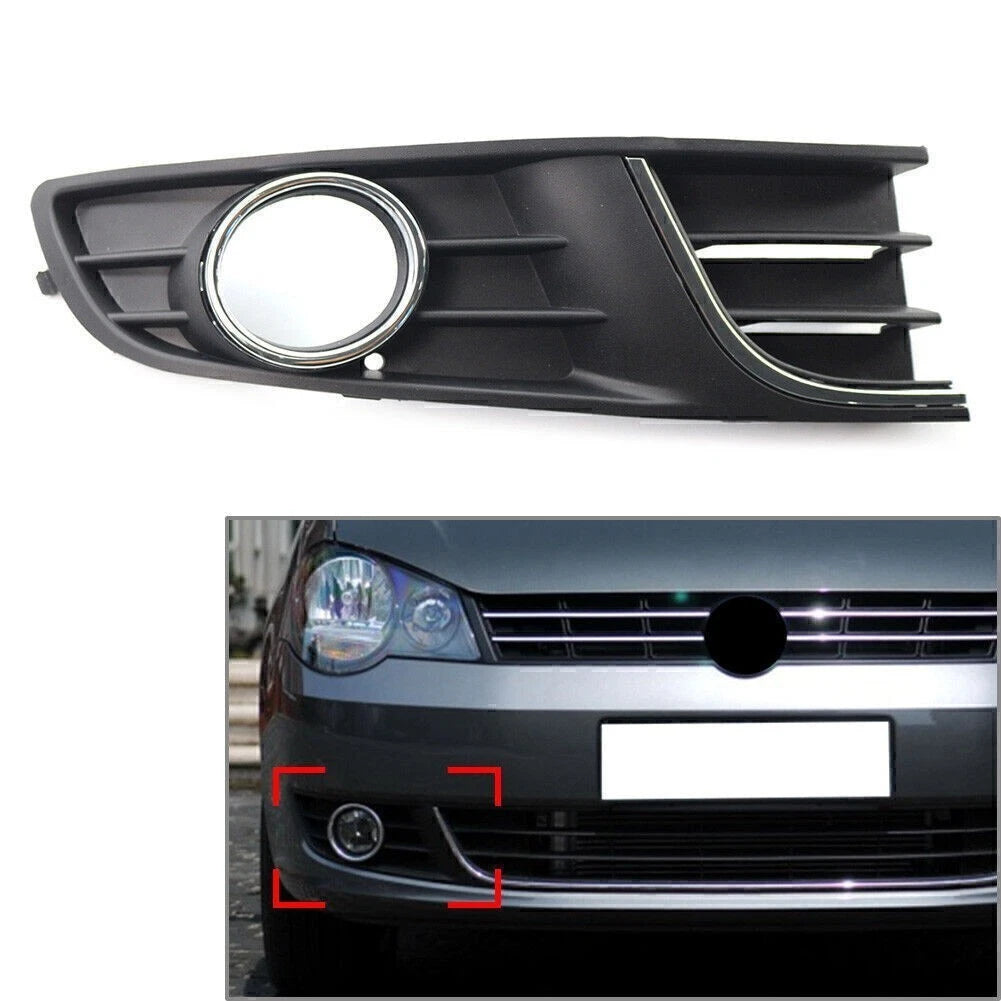 Left Front Bumper Fog Light Cover for VW Polo (2011–2013)