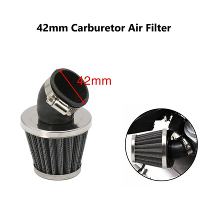 42mm Motorcycle Air Filter Bent Adapter for ATV Dirt Bike (40mm-44mm)