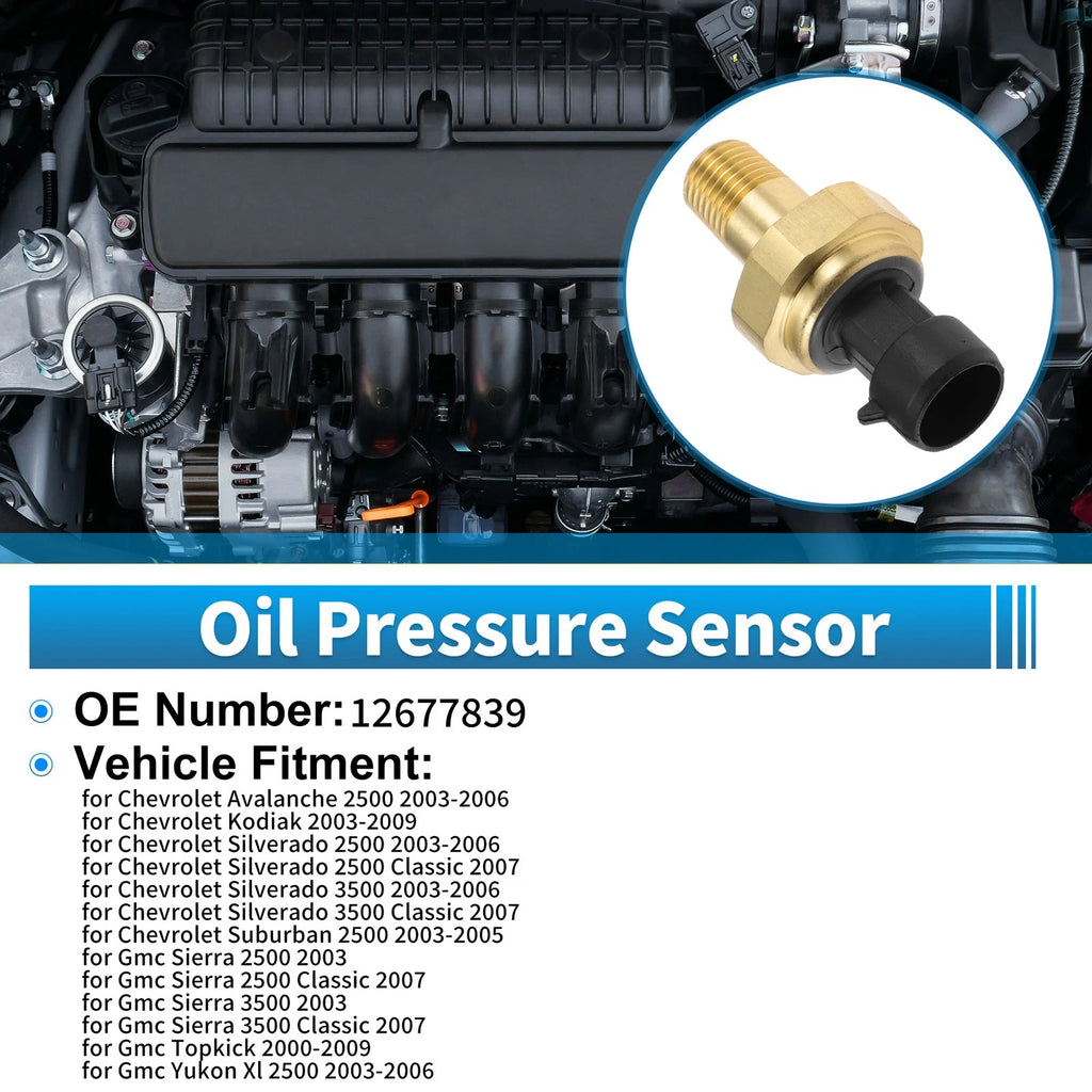 Engine Oil Pressure Sensor Replacement for Chevrolet Avalanche 2500 (2003–2006)