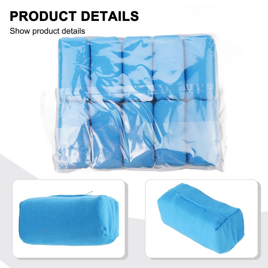 10Pcs Suede Sponge Applicator for Car Detailing (Ceramic Coating)