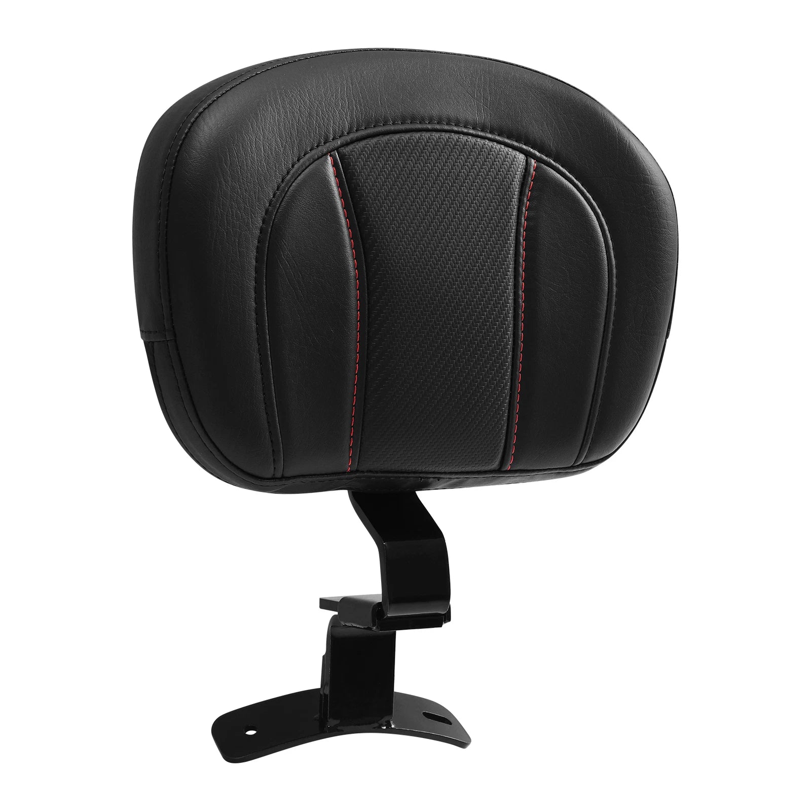 Front Rider Driver Backrest Pad for Harley Touring Glide (2009–2023) Black Red