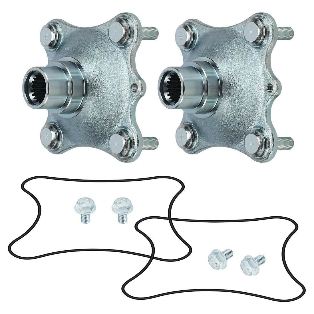 2X Front Wheel Hub Kit for Honda TRX350FE TRX350FM (2000–2006)