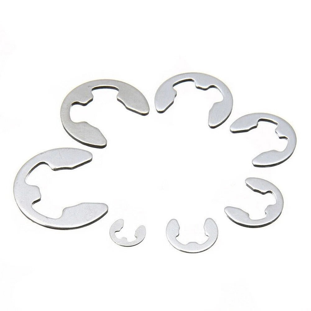 200 PCS Stainless Steel E Clip Washer Retaining Rings Kit M1 M10
