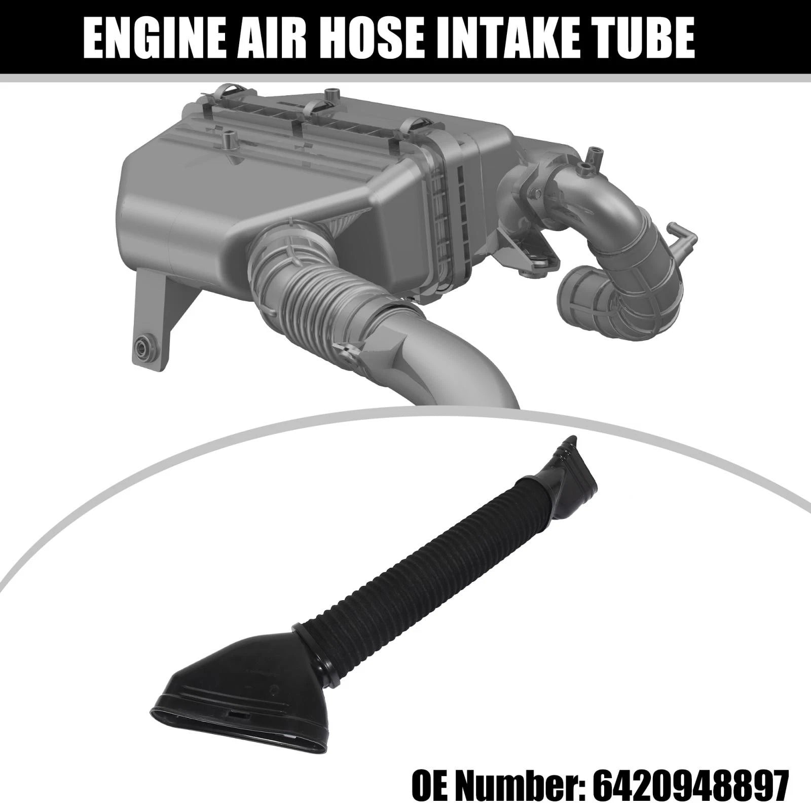 Engine Air Hose Intake Tube for Mercedes-Benz ML350 (2012–2014)