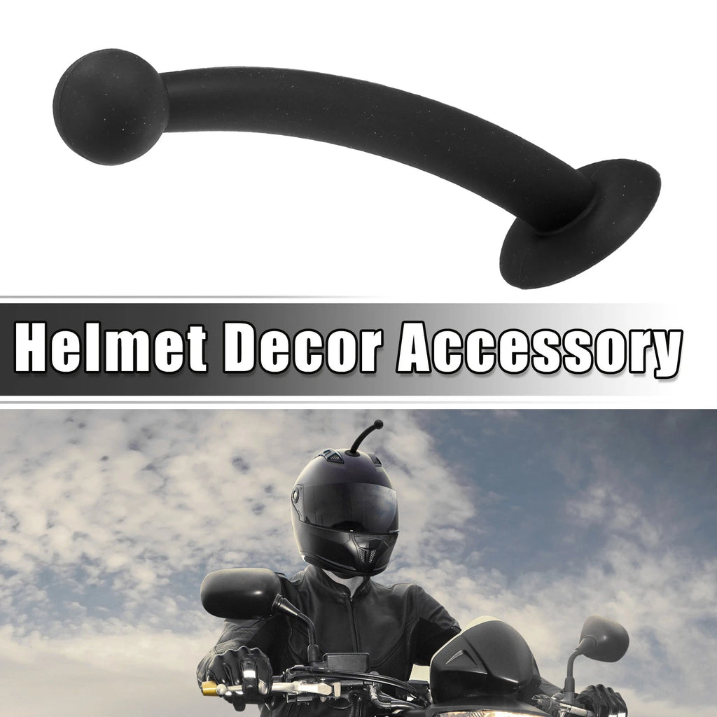 Roof Antenna Ornament Universal Replacement for Car Motorcycle Helmet (Black)
