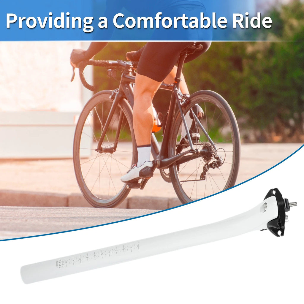 Seat Post 25.4x350mm Lightweight Saddle Post for Bike (1980–2024)
