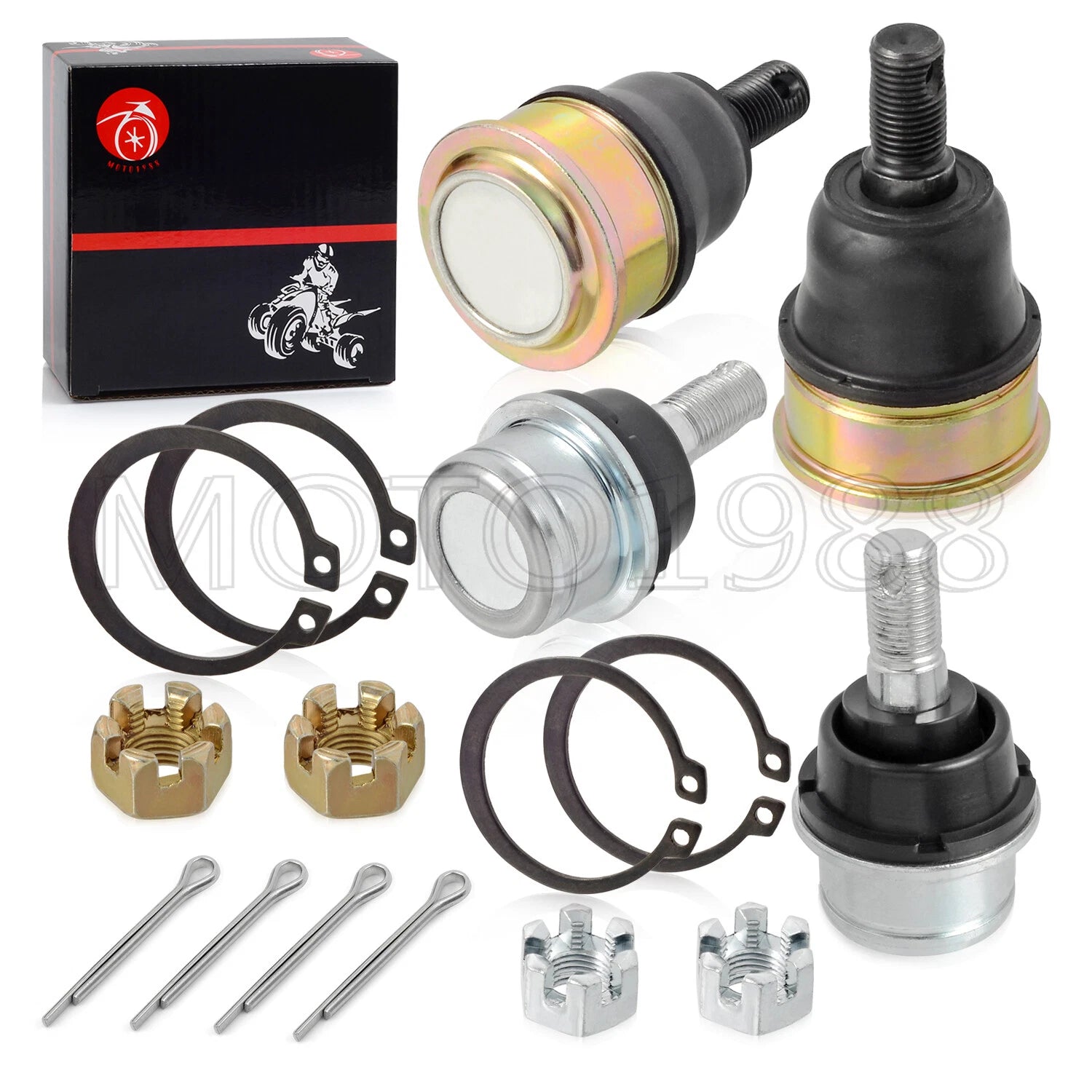 Set of 2 Lower A-Arm Ball Joints for Honda Recon 250 TRX250TE (2002–2023)