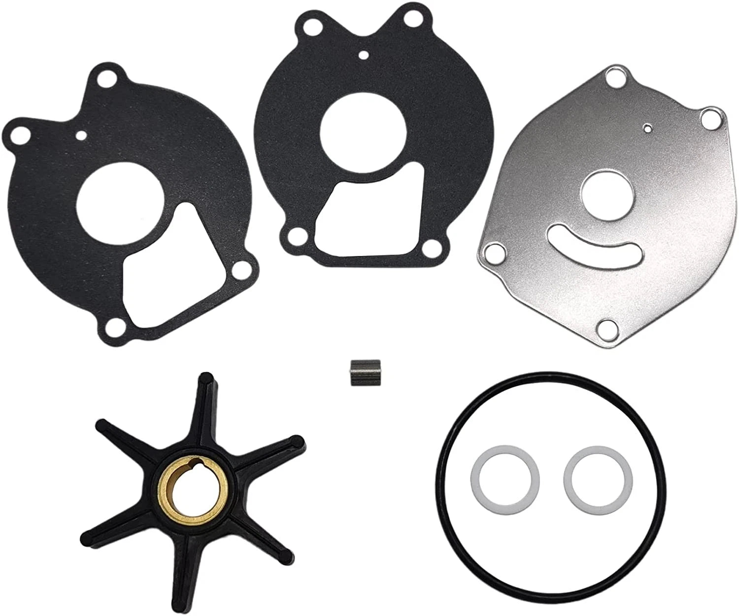 Water Pump Impeller Kit for Mercury 18 20 25 HP (18-3215, 47-85089Q4, 47-85089T7)
