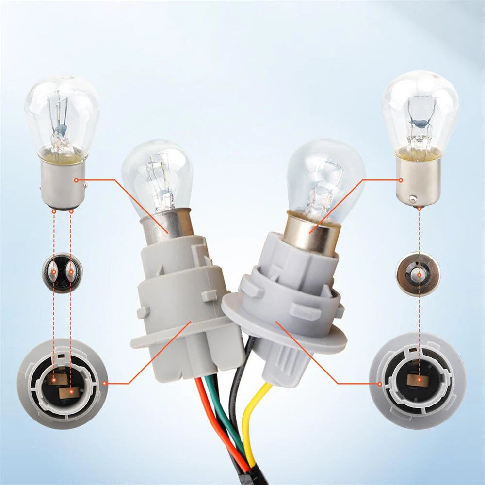 Rear Tail Light Bulb Socket and Wire Harness Kit for Kia Optima (2014–2015)