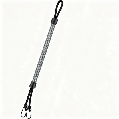 Stainless Steel Double Buckle Bungee Dock Line Set of 2 (16in, 22in)