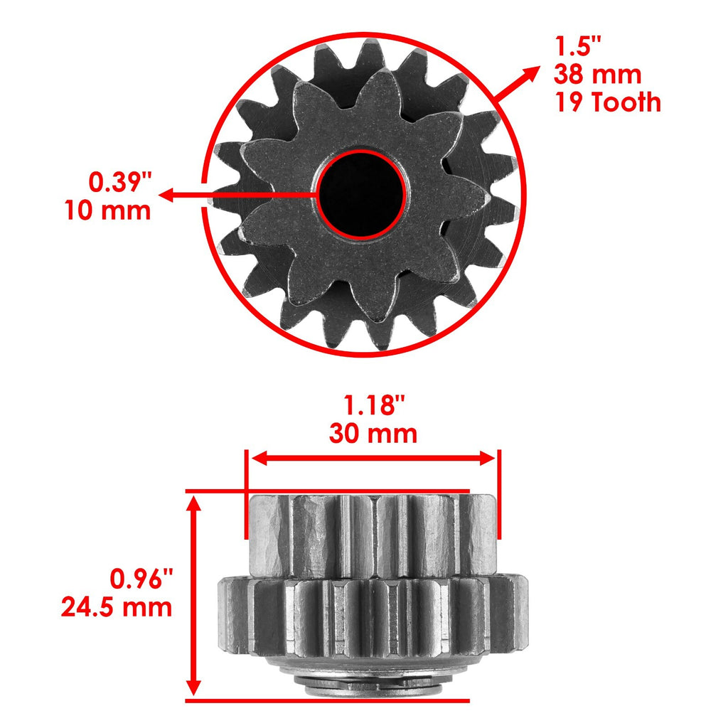 Starter Clutch Driven Gear Reduction Gear Replacement for Honda CRF450X (2005–2017)