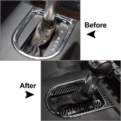 Center Console Gear Shift Box Panel Cover Trim for Ford Mustang (2015–2023)