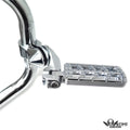 Chrome Dominator CNC FootPeg Clamp for Harley Softail (2014–2023)