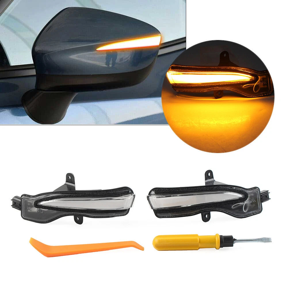 2X LED Side Mirror Sequential Turn Signal Light for Mazda CX-5/CX-3
