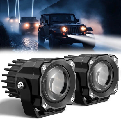 2Pcs 72W Offroad Driving Fog Lamp for Motorcycle SUV
