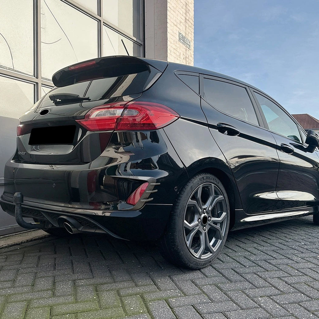 Tape-On Rear Bumper Side Vent Canards Trims for Ford Fiesta (2018)
