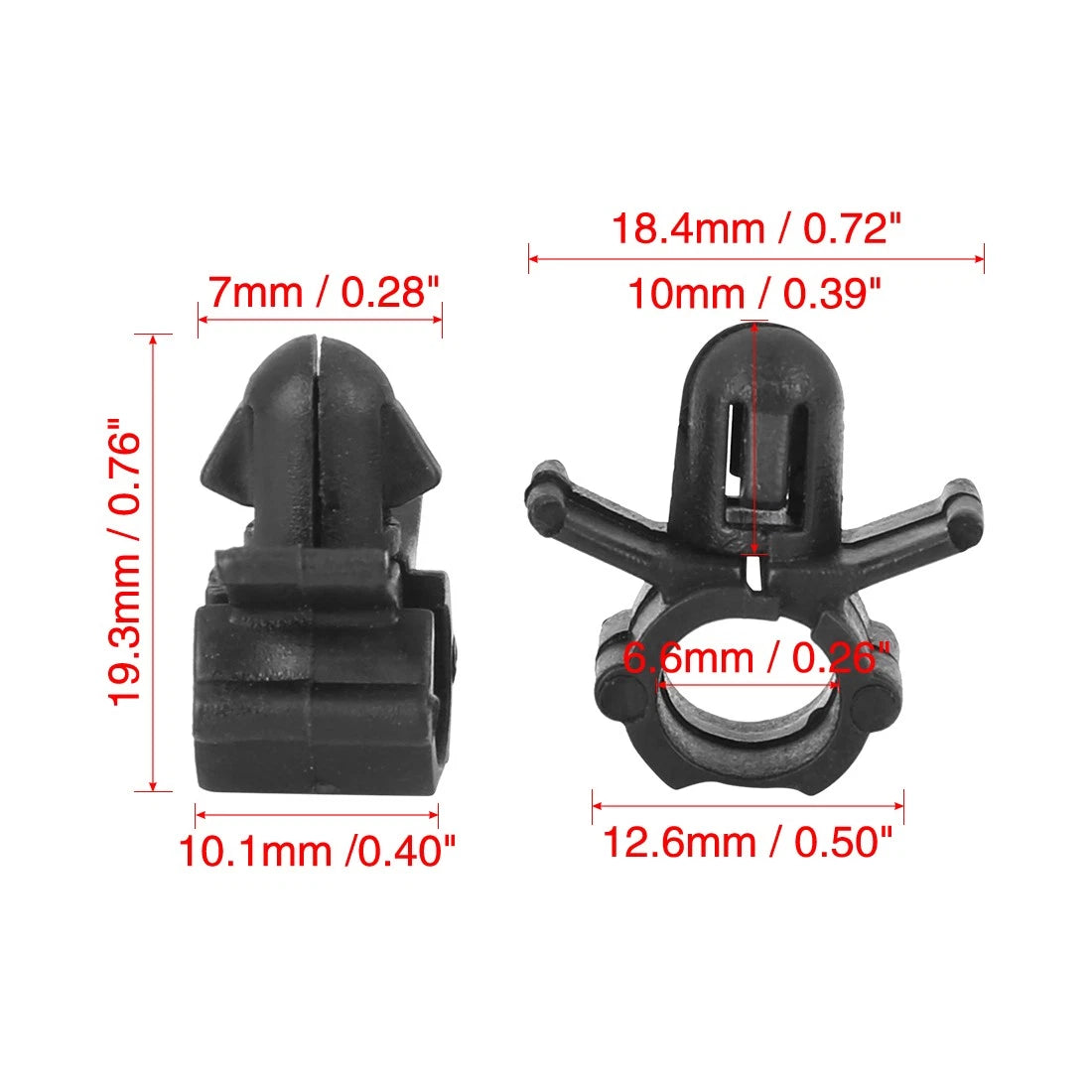 Petrol Line Hose Retainer Clip Set for Hyundai Elantra Sonata Santafe (20pcs)