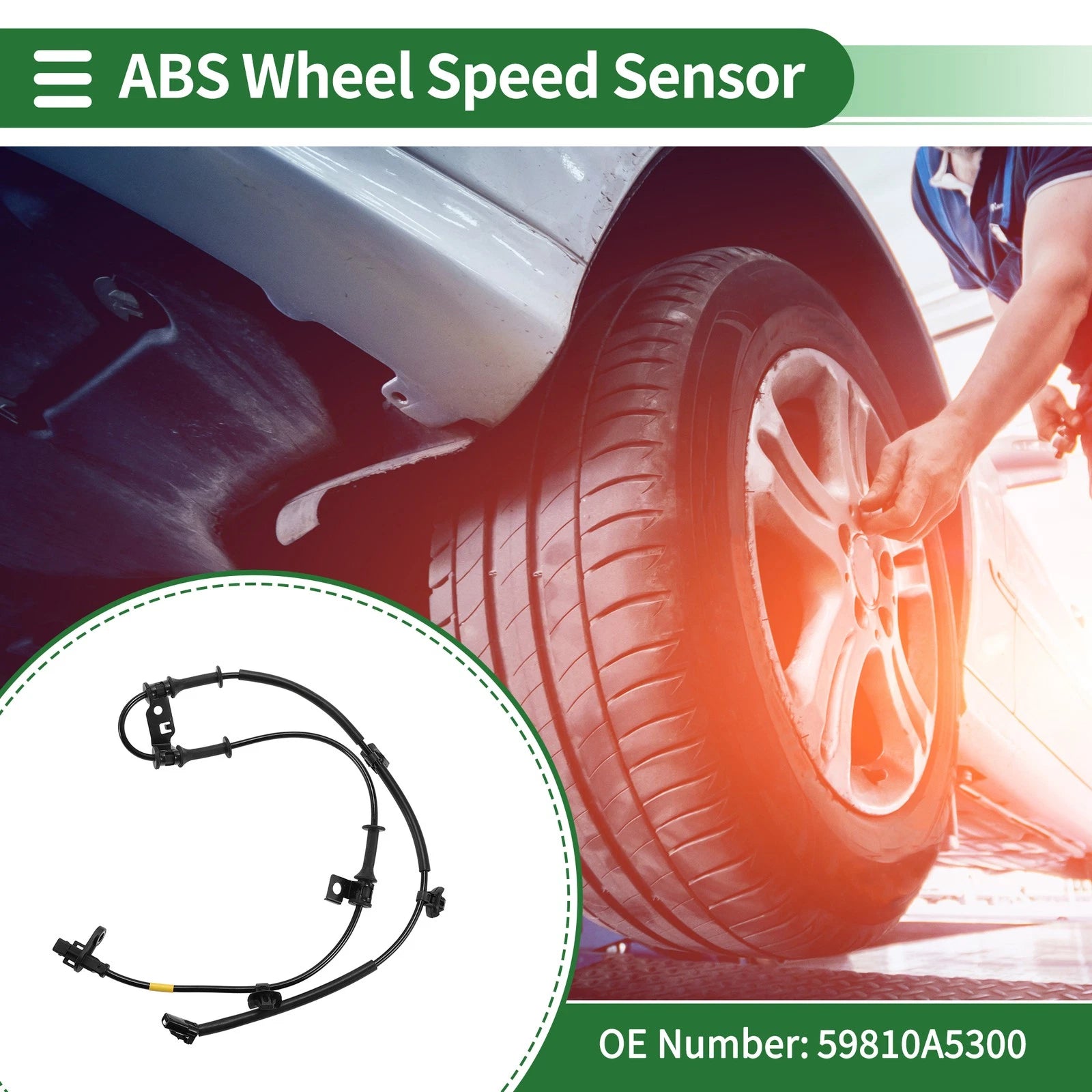 ABS Wheel Speed Sensor Replacement for Hyundai Elantra (2012–2016)