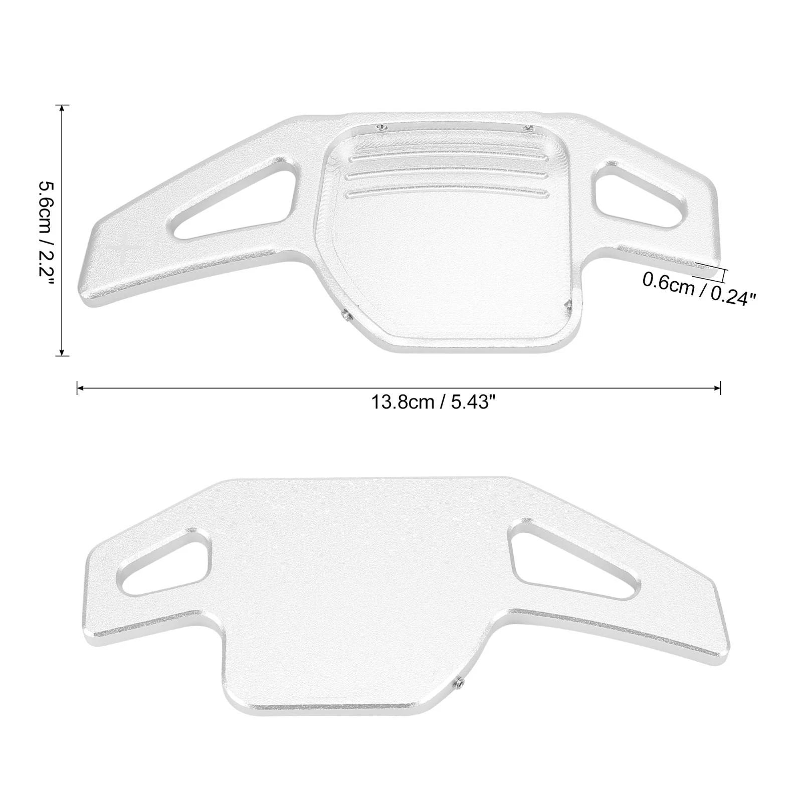 Steering Wheel Shift Paddle Cover Silver Tone Replacement for Audi A3 A4L (2012–2024)