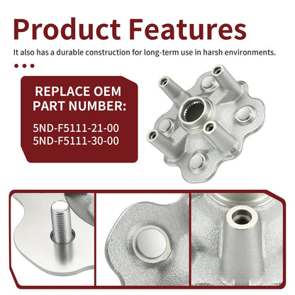 Front Wheel Hub for Yamaha Kodiak 450 (2003–2006) 5ND-F5111-21-00
