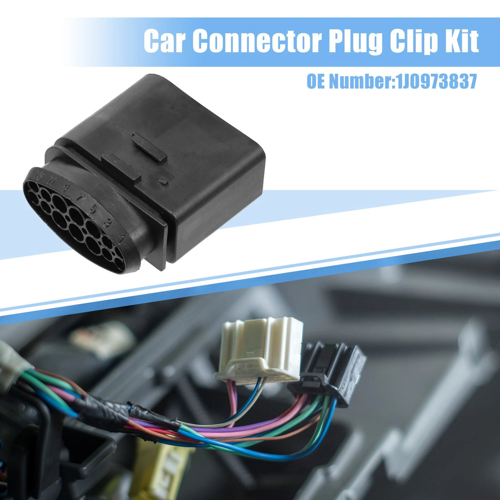 14 Pin Headlight Male Plug Connector Replacement for VW Audi (2005–2015)