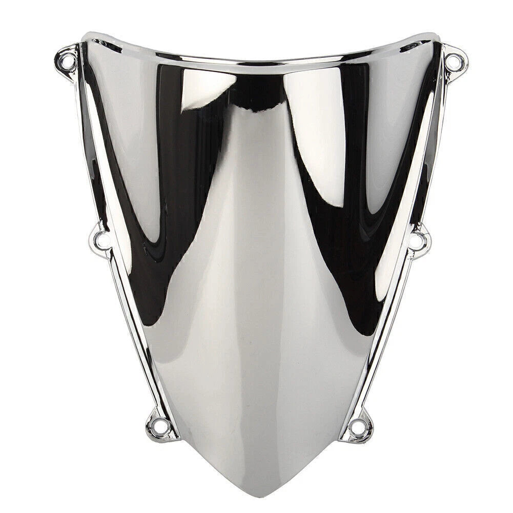 Front Windshield Double Bubble for Honda CBR 600 RR (2007–2012) Silver