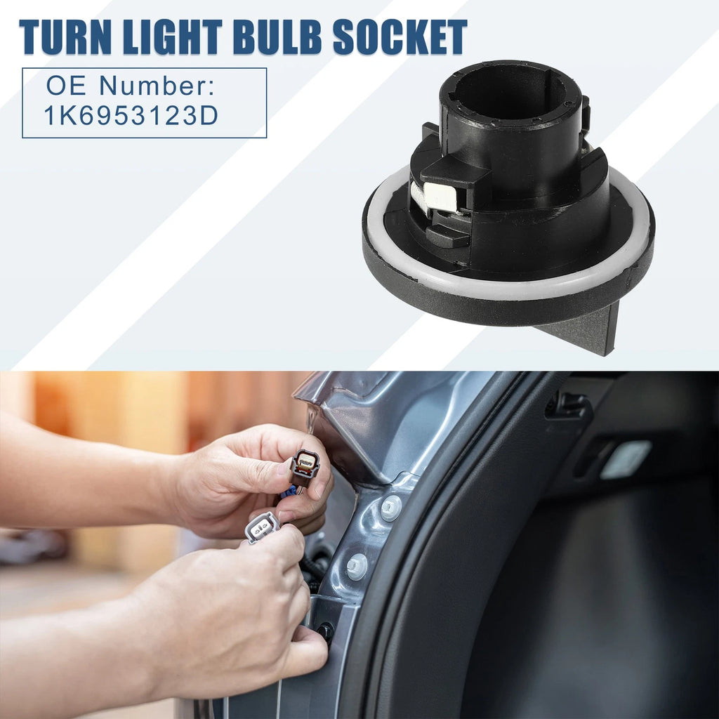 Turn Signal Lamp Socket Replacement for Volkswagen Jetta Sedan 2011–2017