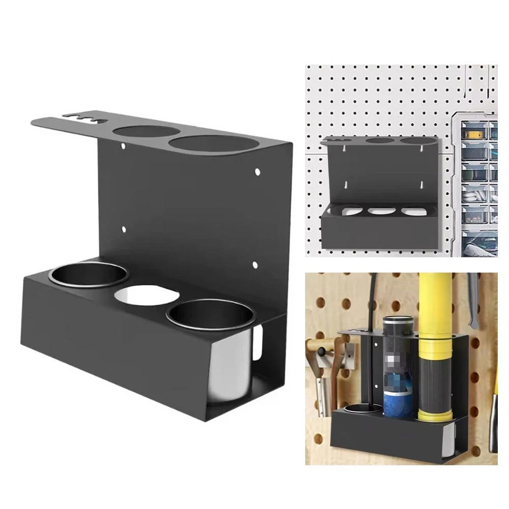 Wall Mounted Funnel Rack for Garage Space Saving