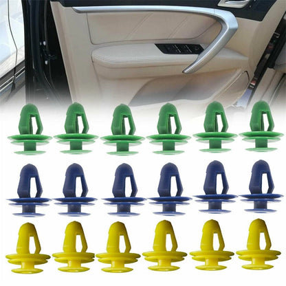 60PCS Door Panel Clips Fastener for Universal Vehicles (V9mm Hole)