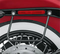 Chrome Throw-over Saddlebag Support Bracket Guard for Harley Slim FLSL FXBB (2018–2023)