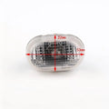 2X Clear Front Side Marker Lights for Suzuki Baleno (1996–2001)