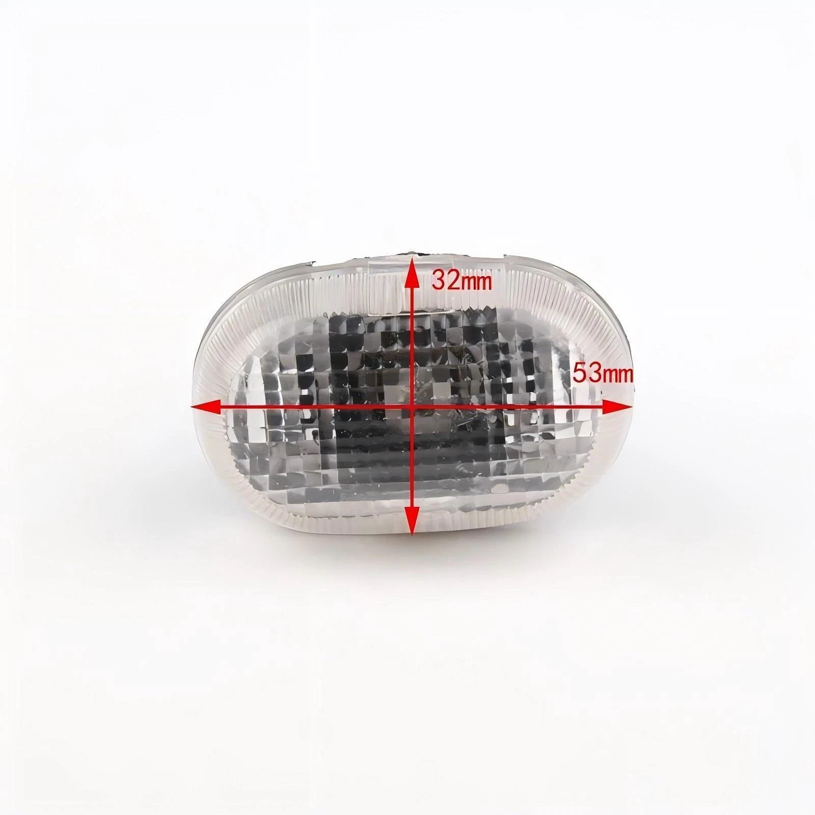 2X Clear Front Side Marker Lights for Suzuki Baleno (1996–2001)