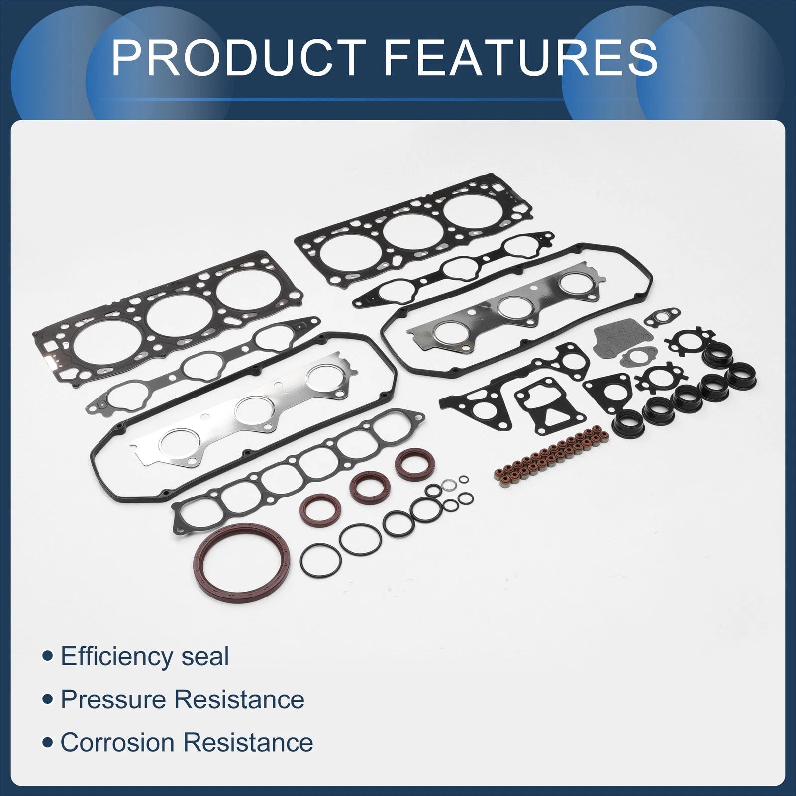 Cylinder Head Gasket Kit Replacement for Mitsubishi 6G72 6G72 V43W (1996–2000)