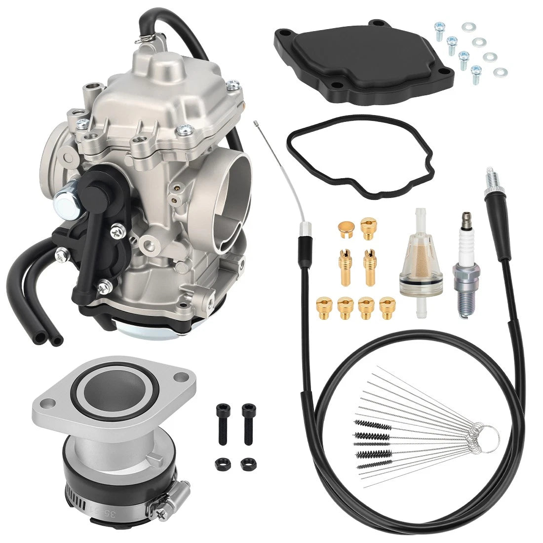 Carburetor & Intake Manifold Boot for Yamaha Bear Tracker 250 (1999–2004)
