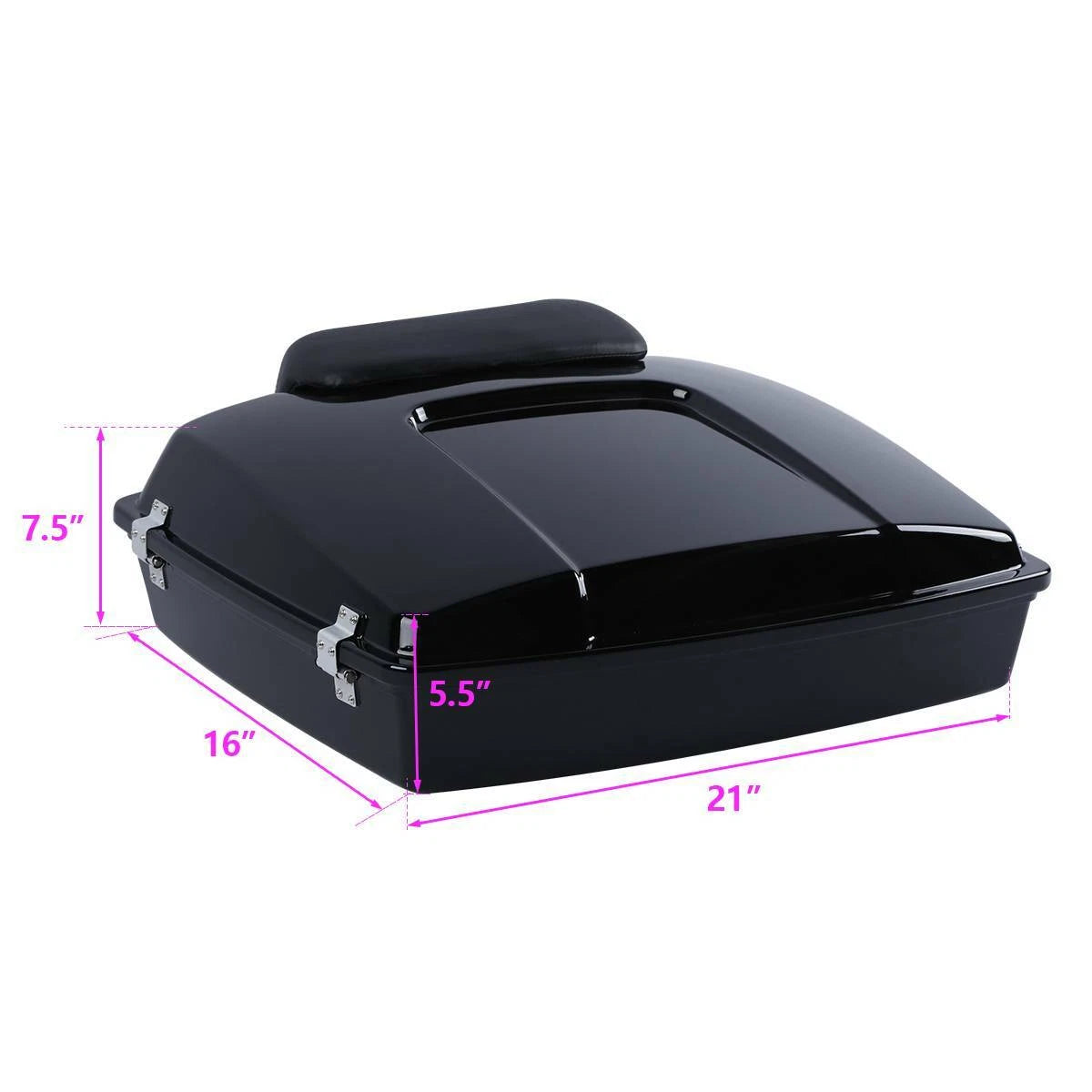 Trunk Backrest Chrome Rack for Harley Touring (1997–2008)