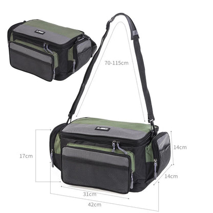 Fishing Bag for Baits and Accessories with Multiple Compartments