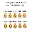 10pcs Carb Main Jet Repair for Mikuni N100/604 #185 #190 #195 #200 #205
