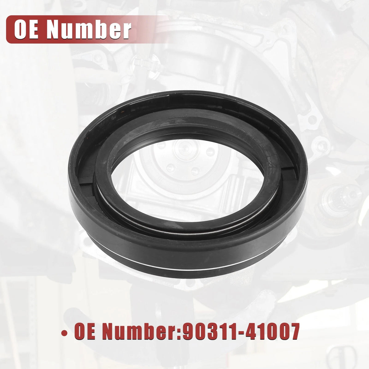 2X Engine Crankshaft Seal No. 90311-41007 for Toyota 4Runner (1987–2018)