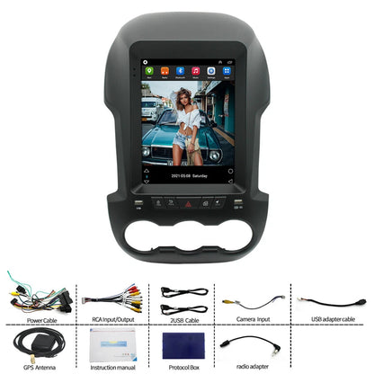 9.7" Vertical Android 10.1 Stereo Radio Head Unit for Ford Ranger (2011–2015)