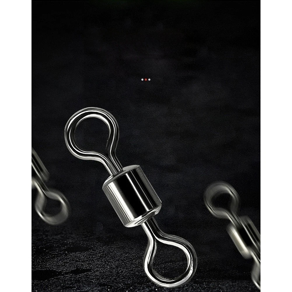 Fishing Swivel with Glow Beads and Split Ring for Universal Use
