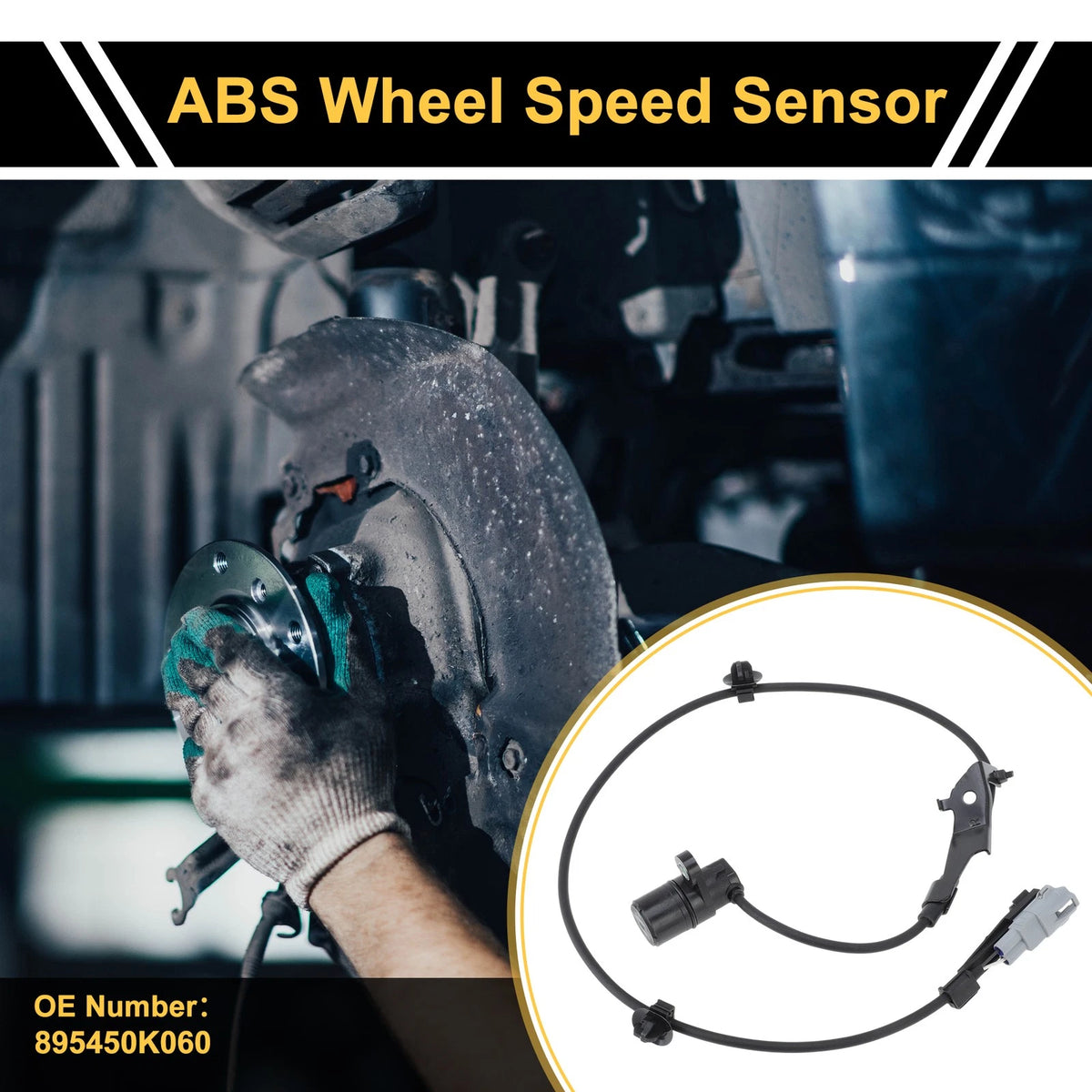 ABS Wheel Speed Sensor No. 895450K060 for Toyota Hilux (2005–2015)