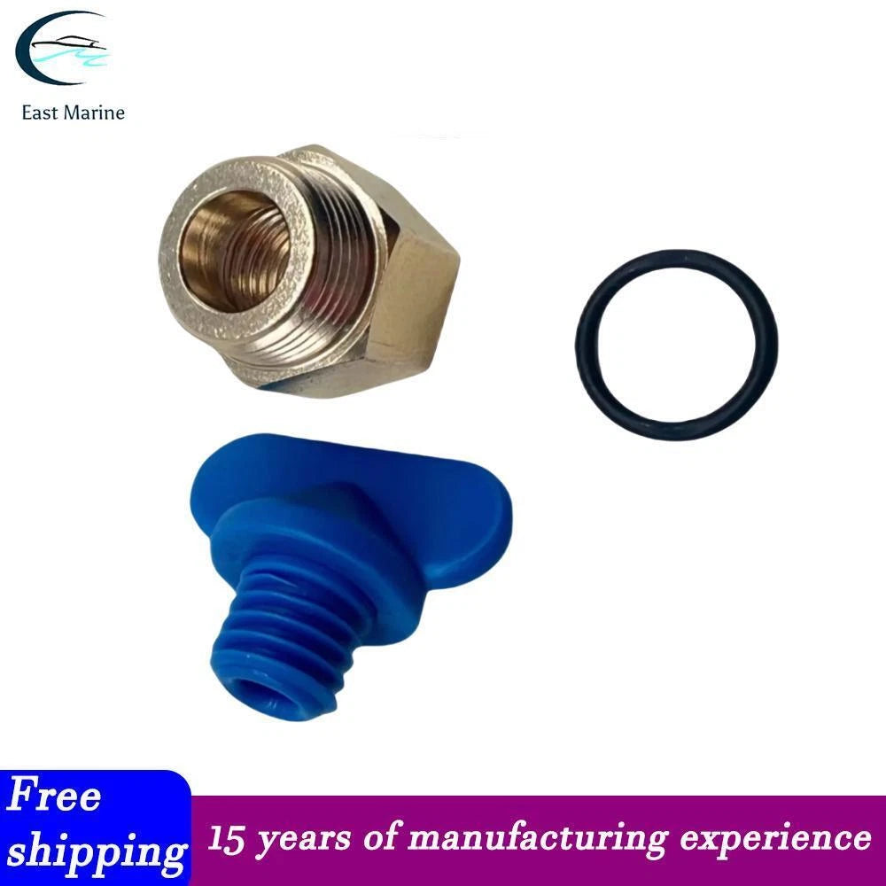 Drain Plug Kit for MerCruiser Sterndrives 4 Cylinder (22-862557, 8M0119211)