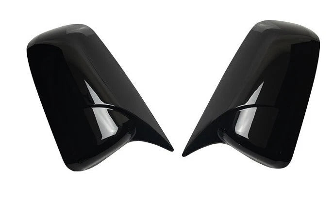 Glossy Black Side Mirror Cover Caps for Mitsubishi EVO Lancer (2008–2012)