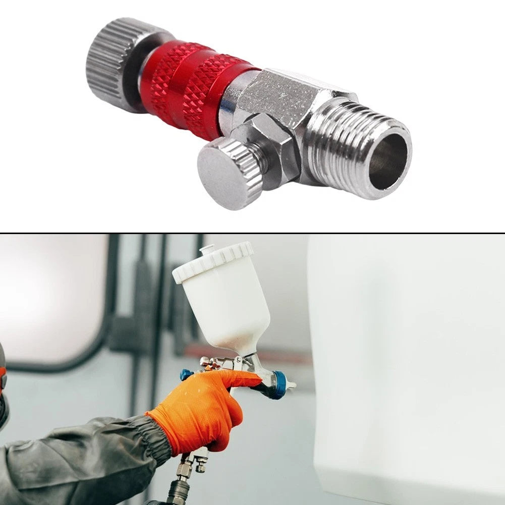 1/8 Quick Connect Air Brush Adapter for Automotive Use (Metal Construction)