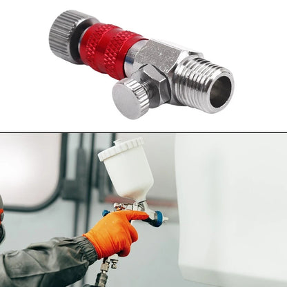 1/8 Quick Connect Air Brush Adapter for Automotive Use (Metal Construction)